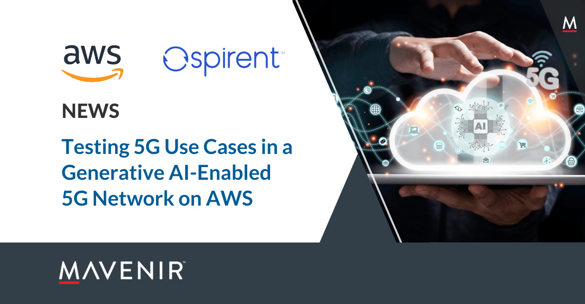 Testing 5G Use Cases in a Generative AI-Enabled 5G Network on AWS website