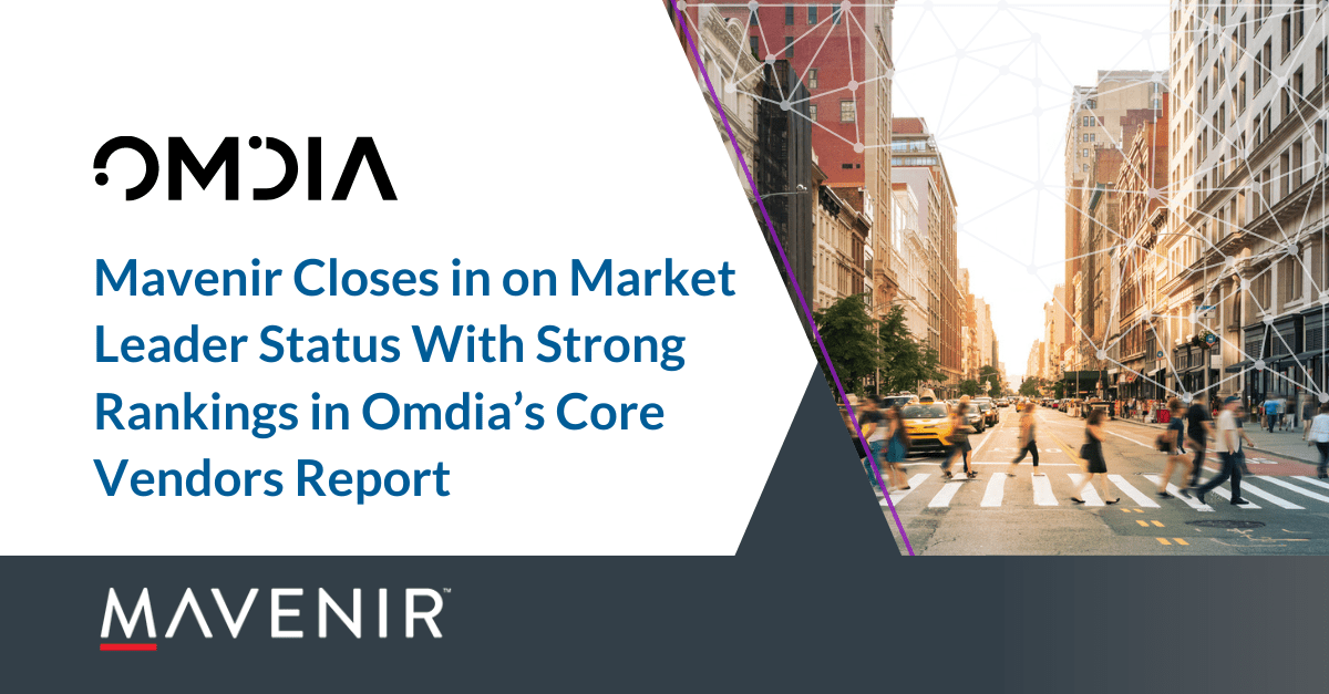 Mavenir Moves in on Market Leader Status in New Omdia Core Vendors Report