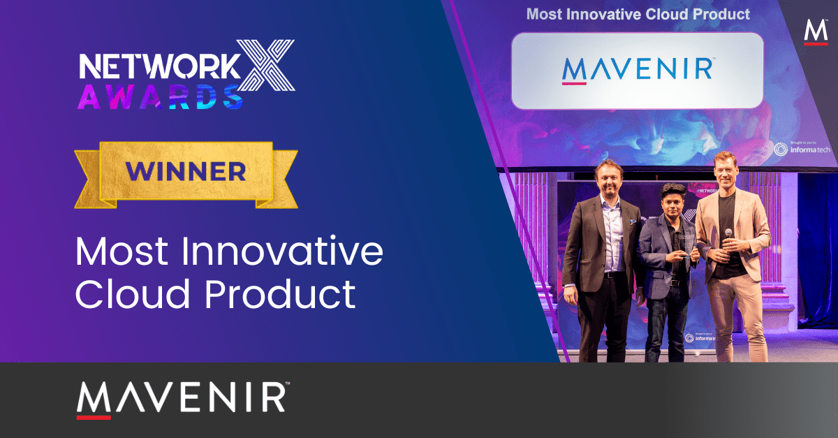 Mavenir’s Cloud-Native Automation Wins Network X Award for Most Innovative Cloud Product