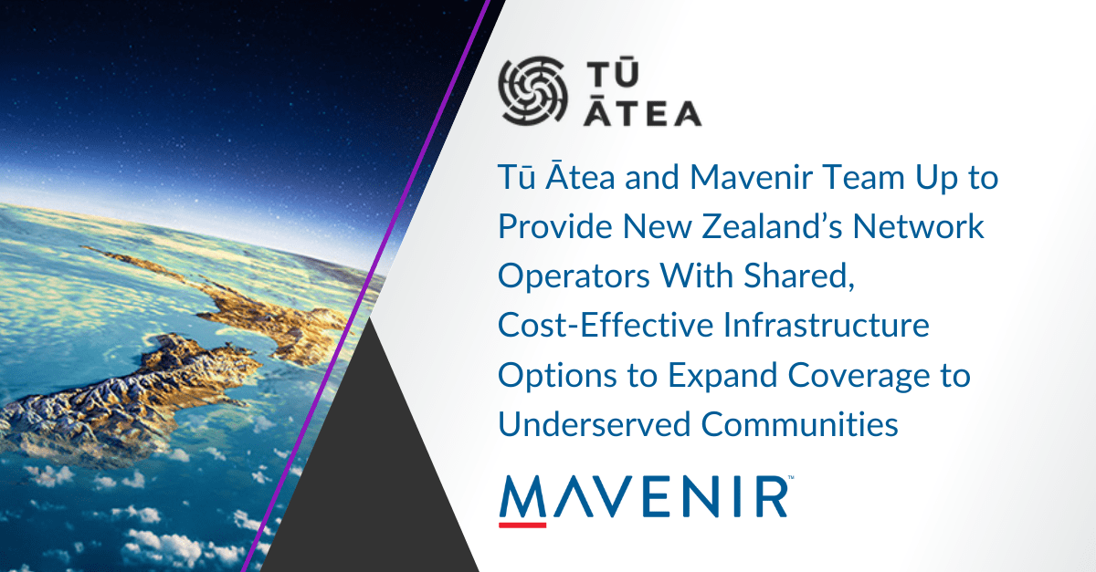 Tū Ātea and Mavenir Partner to Pioneer Future of Networks Using Māori Spectrum Assets